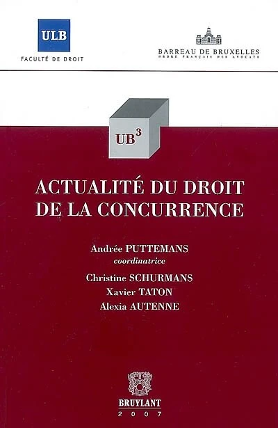 Actualité du droit de la concurrence