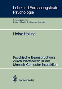 Psychische Beanspruchung durch Wartezeiten in der Mensch-Computer Interaktion