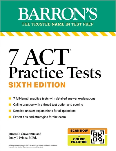 7 ACT Practice Tests, Seventh Edition + Online (2026)