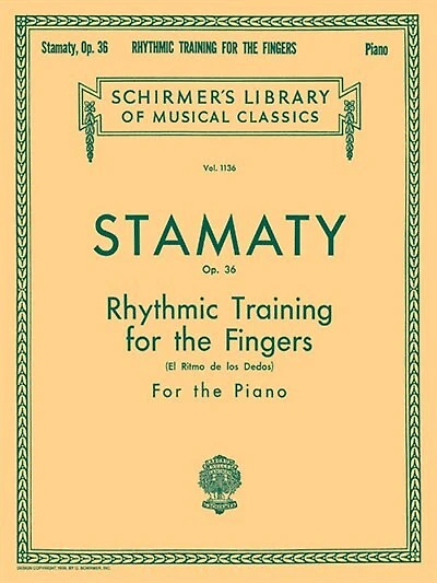 Rhythmic Training For The Fingers, Op. 36: Eng/sp Schirmer Library Of Classics Volume 1136 Piano Technique