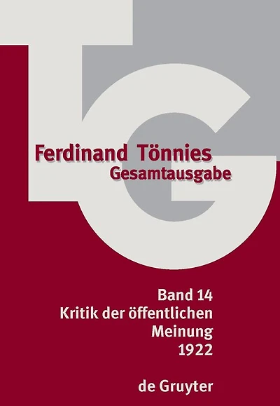 1922: Kritik der öffentlichen Meinung