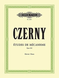 30 Etudes de mecanisme (Preliminary School of Velocity) Op. 849 for Piano: Preliminary Studies to the School of Velocity