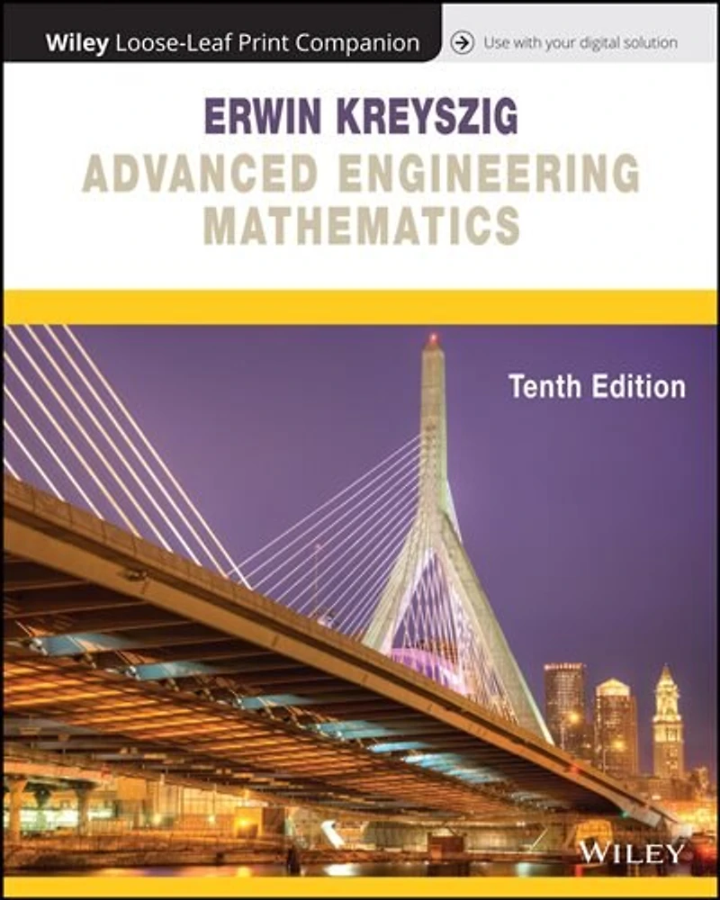 Advanced Engineering Mathematics, 10e Volume 1: Chapters 1 - 12 Student Solutions Manual and Study Guide