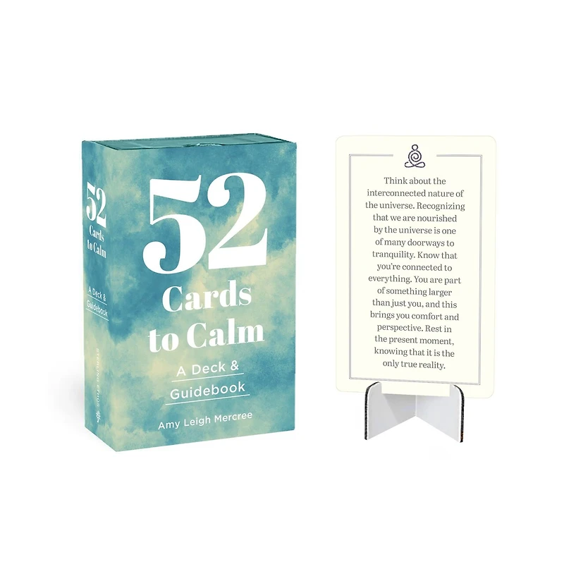 52 Cards to Calm: A Deck, Guidebook, and Stand