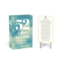 52 Cards to Calm: A Deck, Guidebook, and Stand