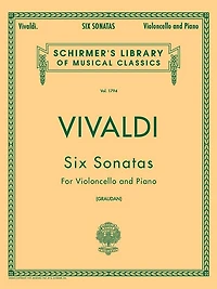 6 Sonatas: Schirmer Library of Classics Volume 1794 Cello and Piano