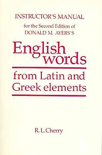 English Words Instructor's Manual