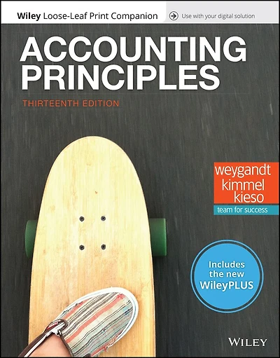 Accounting Principles, 13e WileyPLUS Card with Loose-leaf Set Single Term