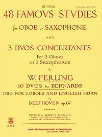 48 Famous Studies, (1st And 3rd Part): Oboe
