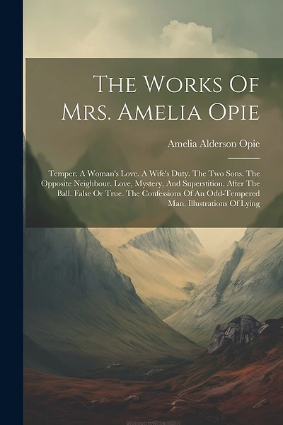 The Works Of Mrs. Amelia Opie: Temper. A Woman's Love. A Wife's Duty. The Two Sons. The Opposite Neighbour. Love, Mystery, And Superstition. After The Ball. False Or True. The Confessions Of An Odd-tempered Man. Illustrations Of Lying