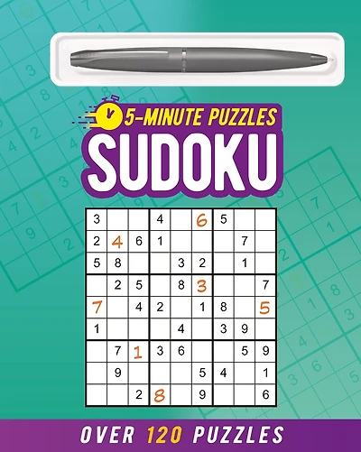 5MINUTE SUDOKU INCLUDES BALLPOINT PEN: Over 120 Puzzles