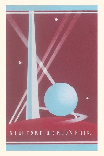 Vintage Journal Trylon and Perisphere, New York World's Fair