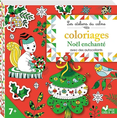 Coloriages noel enchante -avec des auto.