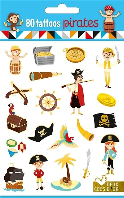 80 TATTOOS PIRATES