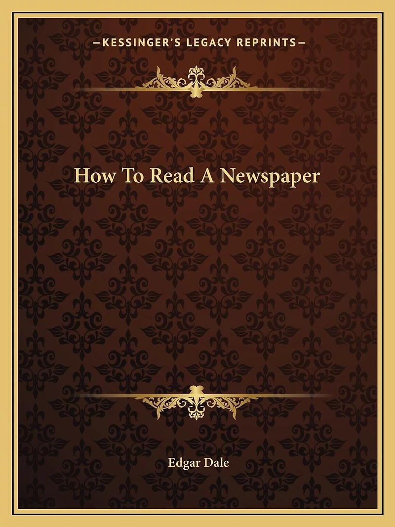 How To Read A Newspaper
