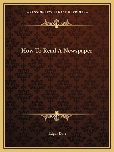 How To Read A Newspaper