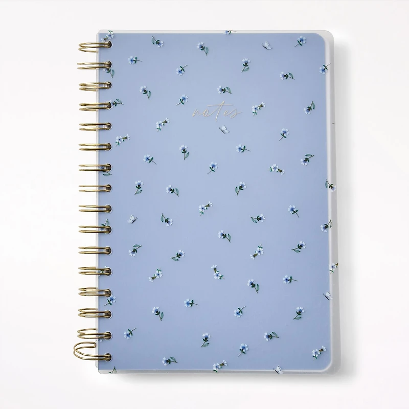 A5 Poly Pro Spiral Journal, Ditsy Floral