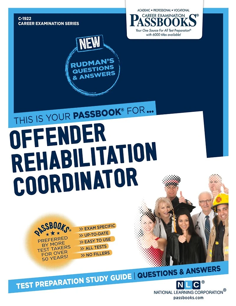 Offender Rehabilitation Coordinator (C-1922): Passbooks Study Guide