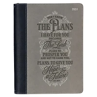 2024 Executive Planner Gray/Black I Know the Plans Jer. 29:11