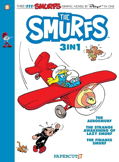 The Smurfs 3-in-1 Vol. 6: Collecting "The Aerosmurf," "The Strange Awakening of Lazy Smurf," and "The Finance Smurf