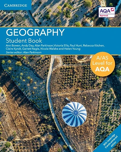A/as Level Geography For Aqa Student Book With Cambridge Elevate Enhanced Edition (2 Years)