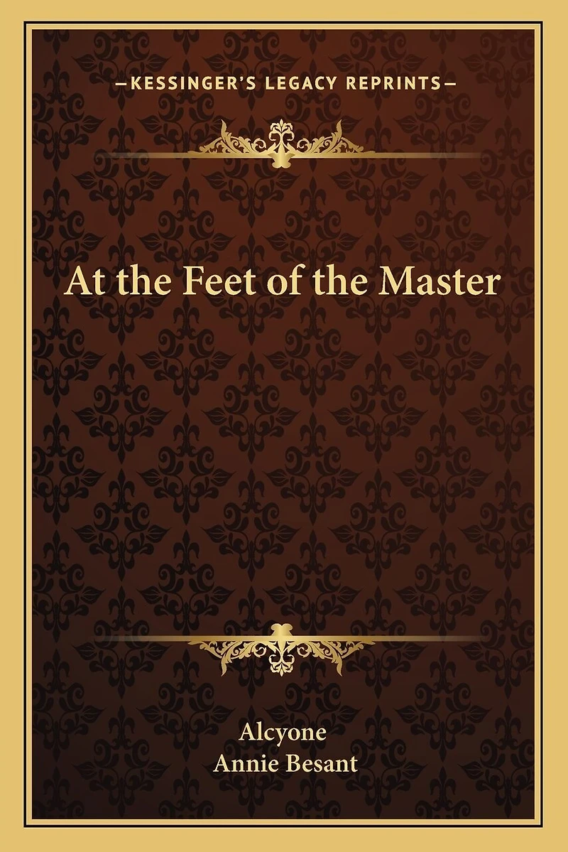 At the Feet of the Master