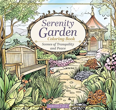 Serenity Garden Coloring Book: Scenes of Tranquility and Peace