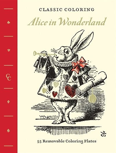 Classic Coloring: Alice in Wonderland (Adult Coloring Book)