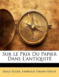 Sur Le Prix Du Papier Dans L'antiquité