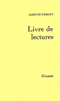 Livre de lectures