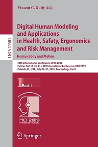 Digital Human Modeling and Applications Health, Safety, Ergonomics Risk Management. Body Motion