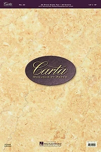 Carta Manuscript Paper No. 23 - Professional