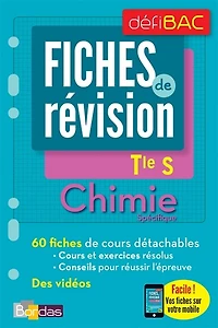 Chimie spécifique, terminale S: fiches de révision
