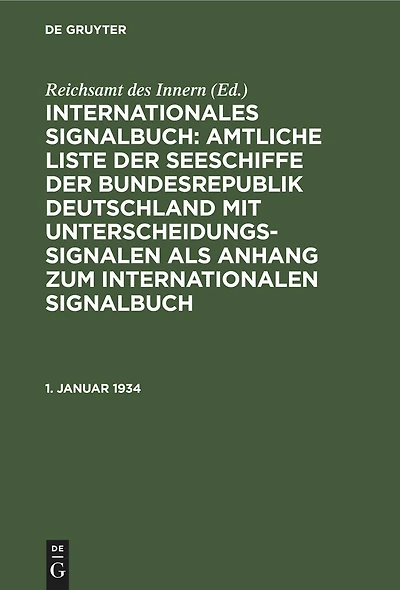 1. Januar 1934
