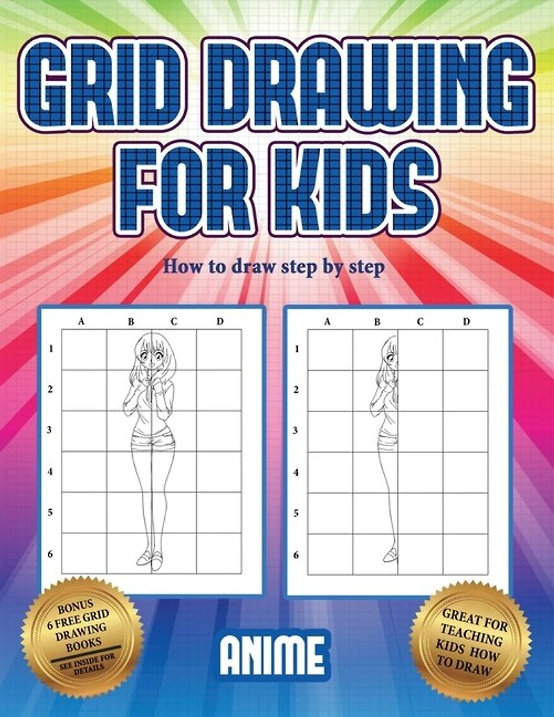 Step By Step (grid Drawing For Kids