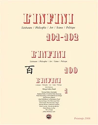Infini (L'), n°101. Roman et références historiques, 1983-2007 : sommaires des cent premiers numéros: sommaires des cent premiers numéros