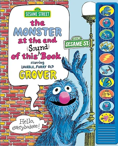 10 BUTTON SOUND SESAME STREET THE MONSTE