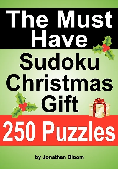 The Must Have Sudoku Christmas Gift: The ideal holiday gift or stocking filler for the Sudoku enthusiast.