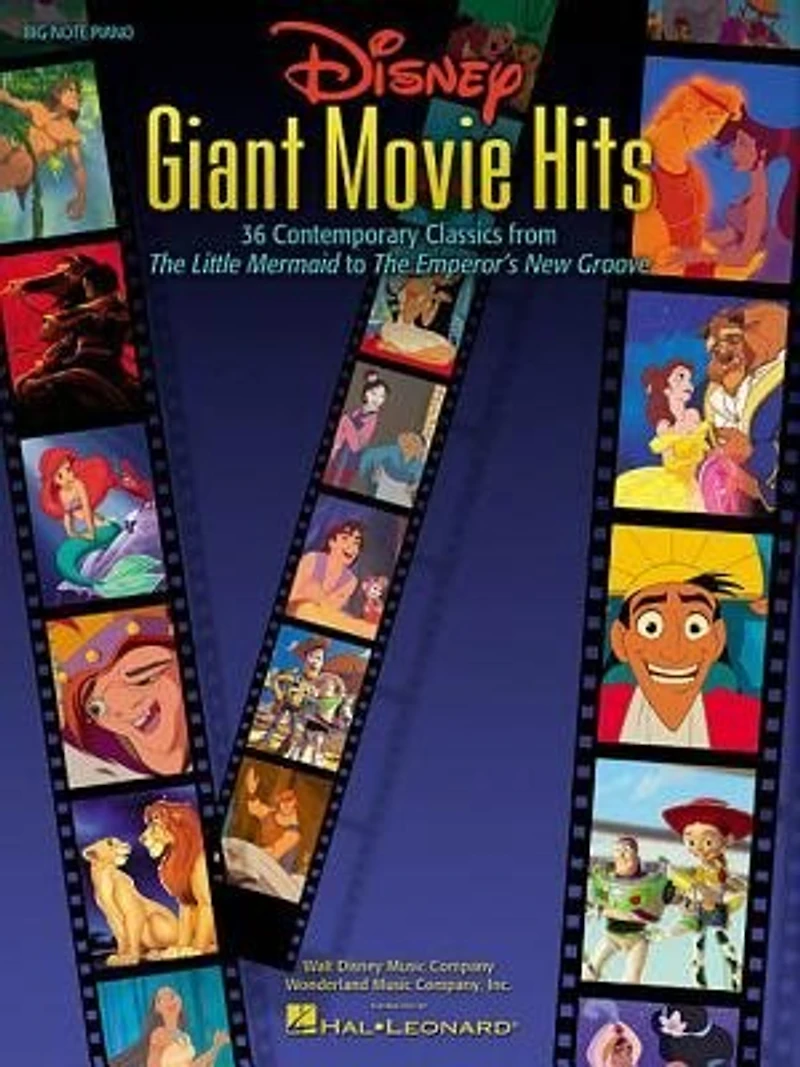 Disney Giant Movie Hits: 36 Contemporary Classics from The Little Mermaid to Emperor's New Groove