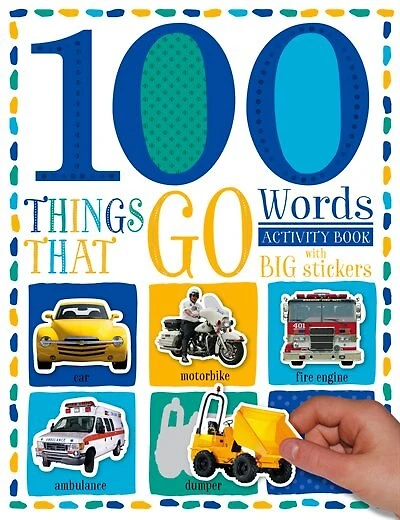 100 THINGS THAT GO STICKER ACTIVITY