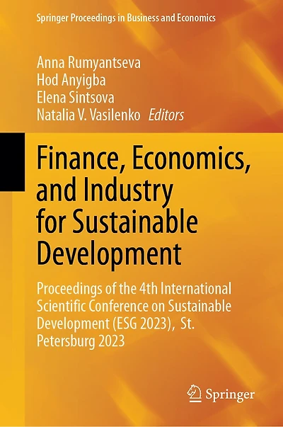 Finance, Economics, and Industry for Sustainable Development: Proceedings of the 4th International Scientific Conference on Development (ESG 2023