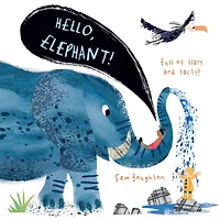Hello, Elephant!: (An Educational Lift-the-Flap Board Book for Toddlers, Preschoolers, and Kids Ages 2-5 to Learn Fun Facts About Jungle Animals)