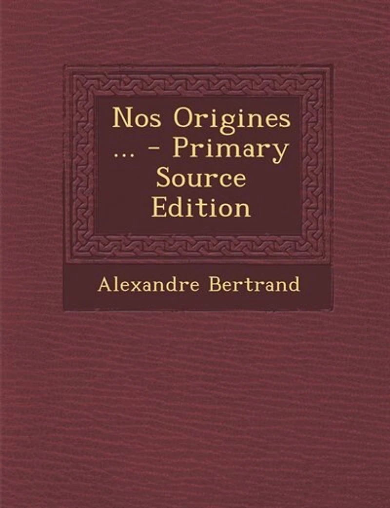 Nos Origines ...