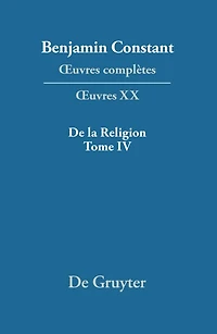 De la Religion, considérée dans sa source, ses formes et ses développements, Tome IV