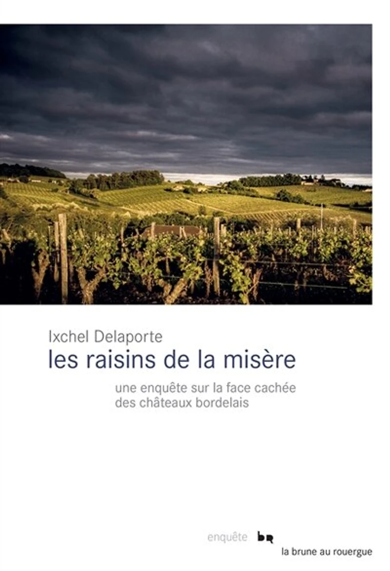 Les raisins de la misère: une enquête sur face cachée des châteaux bordelais