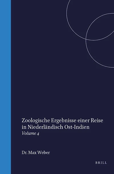Zoologische Ergebnisse einer Reise in Niederländisch Ost-Indien: Volume 4