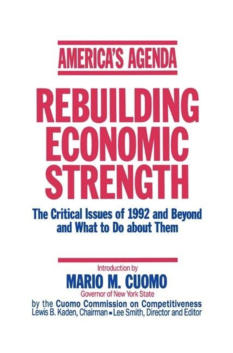America's Agenda: Rebuilding Economic Strength