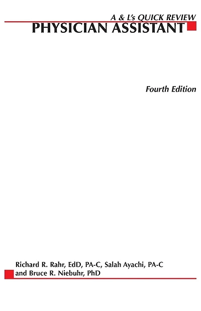 Appleton & Lange's Quick Review: Physician Assistant (Revised): Physician Assistant
