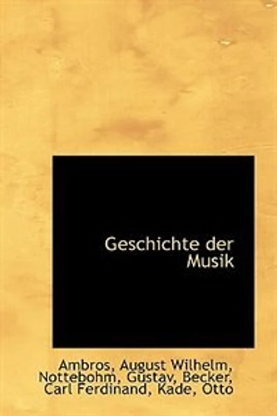 Geschichte Der Musik...