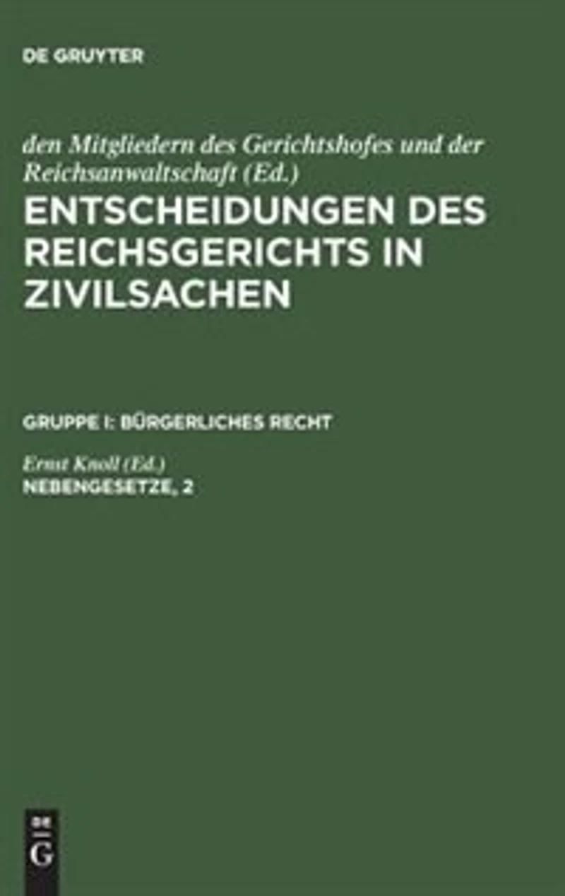 Nebengesetze, 2: Reichsversicherungsordnung. Arbeitsrecht
